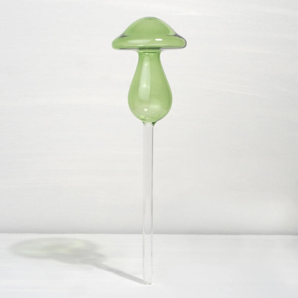 Mushroom Self Watering Glass - Green - Filtrum Home - Wild Lark