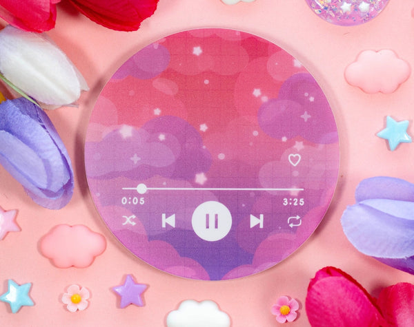 Coasters - Sunset Music Player - Unicorn Eclipse - Wild Lark