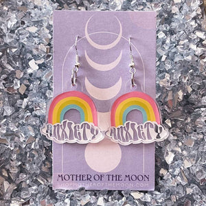 Anxiety Rainbow Earrings -  - Mother of the Moon - Wild Lark