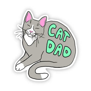 Cat Dad Sticker -  - Big Moods - Wild Lark