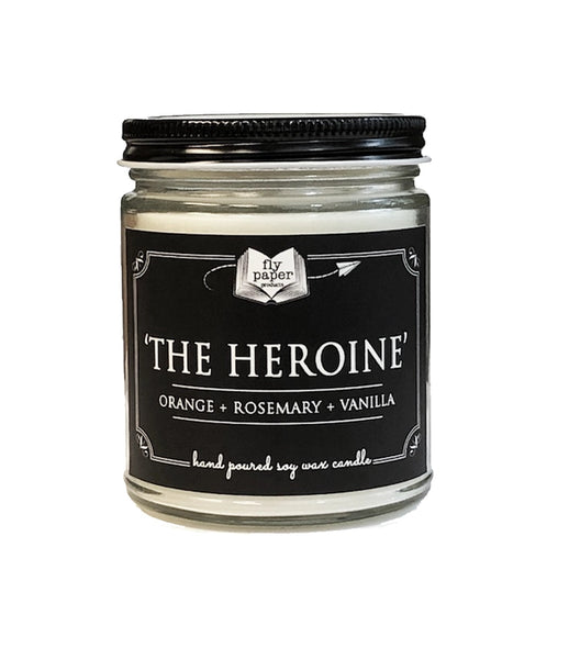Literacy Candles 9oz - The Heroine - Fly Paper Products - Wild Lark