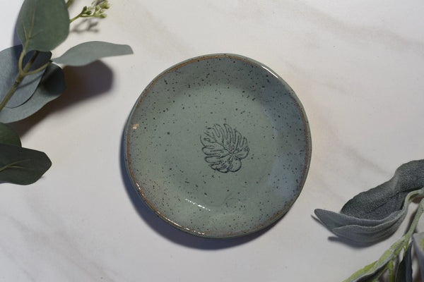 Mini Plate - Monstera Leaf - Mud & Maker - Wild Lark