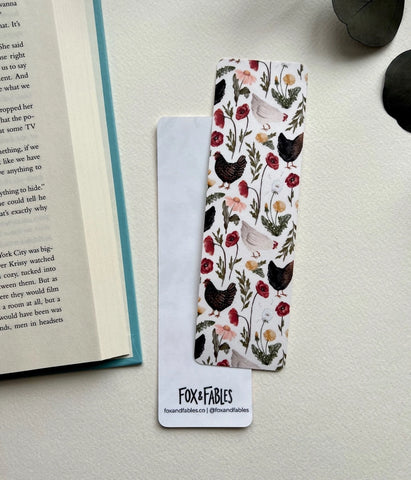 Bookmark - Garden Chickens - Fox & Fables - Wild Lark