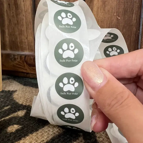 "Pet Safe" Nursery Pot Stickers - Roll of 125 -  - Packer Plant Co. - Wild Lark