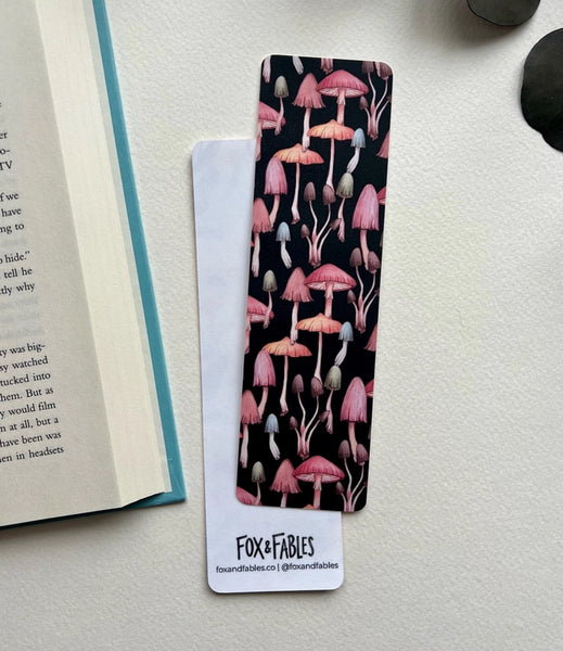 Bookmark - Night Mushrooms - Fox & Fables - Wild Lark