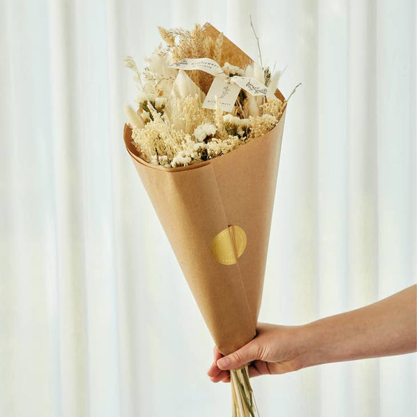 Dried Flowers - Field Bouquet Exclusive - White - Large - - Wildflowers by Floriette - Wild Lark