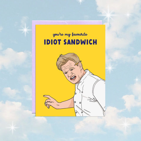 Idiot Sandwich | Encouragement Card -  - Party Mountain Paper co. - Wild Lark