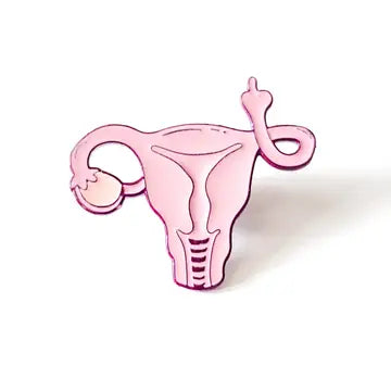 SHEWOLF Pins - Angry Uterus - SHEWOLF Designs - Wild Lark