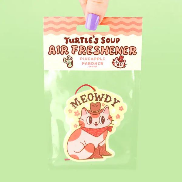 Turtle's Soup Scented Car Air Freshener - Meowdy Scented Car Air Freshener - Turtle's Soup - Wild Lark