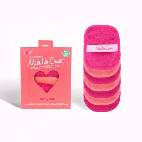 7-Day Set MakeUp Eraser - 'I Heart You 7-Day Set | Valentine's Day Gift Set - MakeUp Eraser - Wild Lark