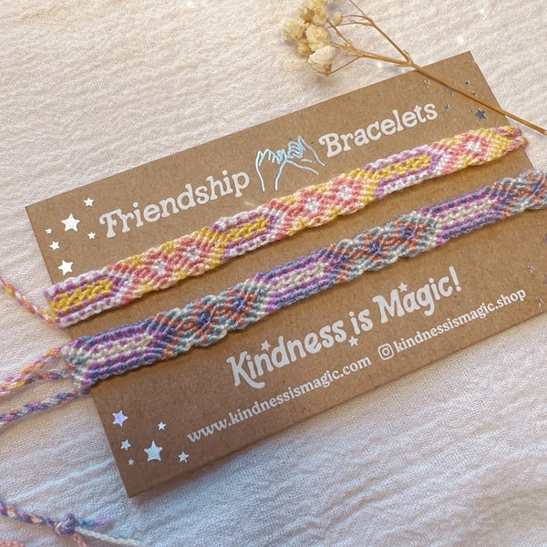 Friendship Bracelets, Set of 2 -  - Kindness is Magic - Wild Lark