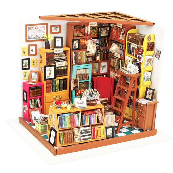 Diy Miniature House Kit - Sam's Study - Hands Craft - Wild Lark