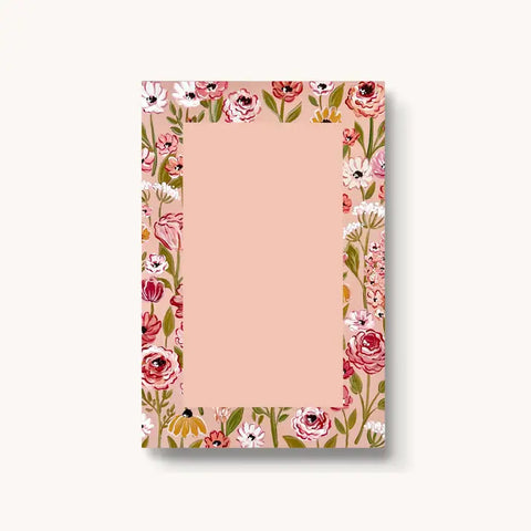Notepad 4x6" (Eight Styles Available) - Raspberry Rosé - Elyse Breanne Design - Wild Lark