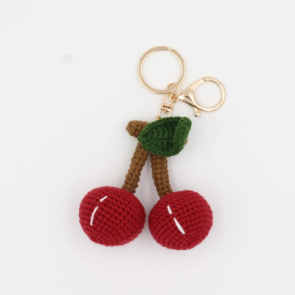Crochet Keychain - Cherry - Sparkle Being - Wild Lark