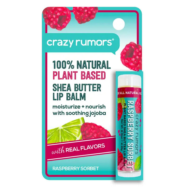 Vegan Lip Balm Cards by Crazy Rumors - Raspberry Sorbet - Crazy Rumors - Wild Lark