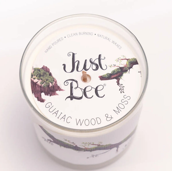 Medium Glass Candle - - Just Bee - Wild Lark