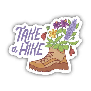 Take A Hike Nature Sticker -  - Big Moods - Wild Lark