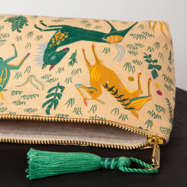 Boundless Cotton Cosmetic Bag -  - Danica Studio - Wild Lark
