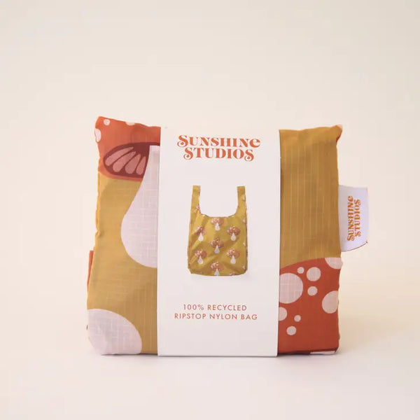 Mushroom Reusable Bag -  - Sunshine Studios - Wild Lark