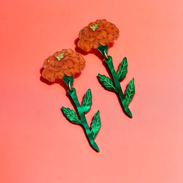 Earrings by Not Picasso - Marigolds - Not Picasso - Wild Lark