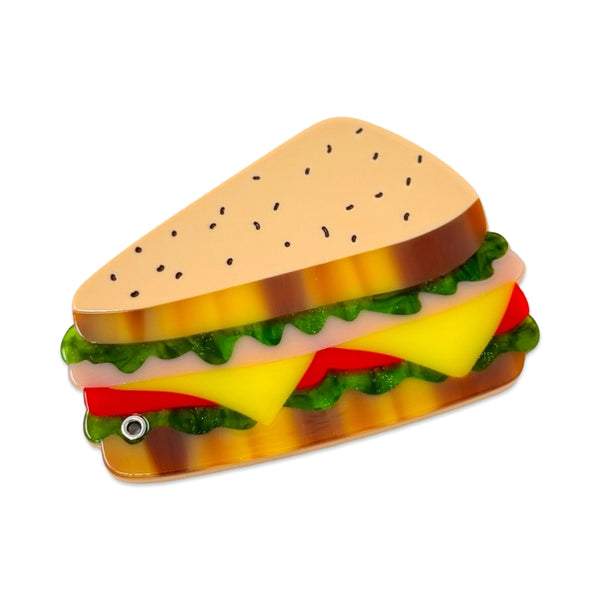 Deli Sandwich Compact Mirror DUPLICATE - - Jenny Lemons - Wild Lark