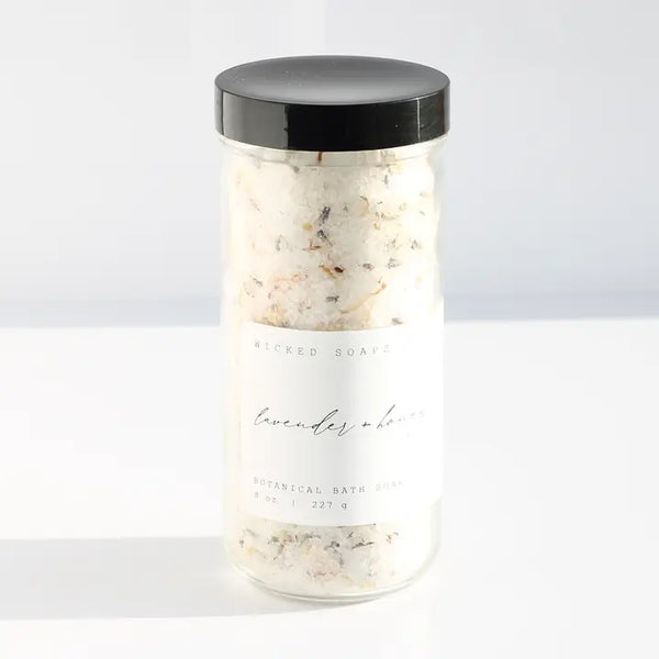 Lavender + Honey Bath Soak - - Wicked Soaps Co. - Wild Lark