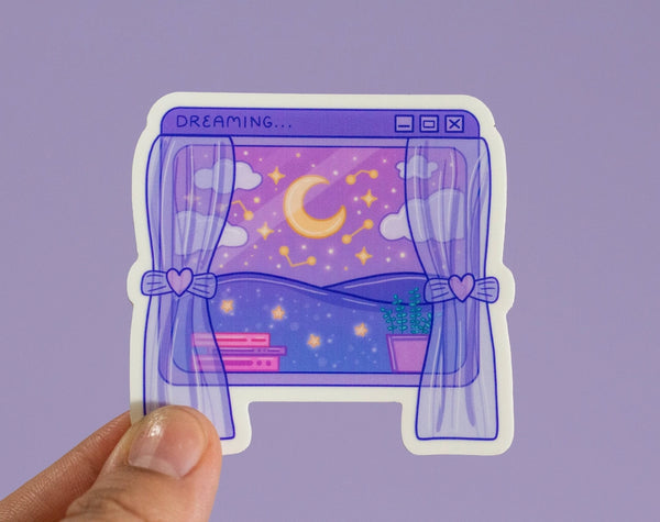 Stickers - Dreaming Window Vinyl - Unicorn Eclipse - Wild Lark