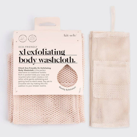Xl Exfoliating Body Washcloth - Blush -  - KITSCH - Wild Lark