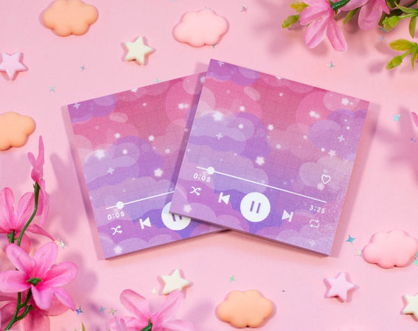 Sticky Notes - Sunset Music Player - Unicorn Eclipse - Wild Lark