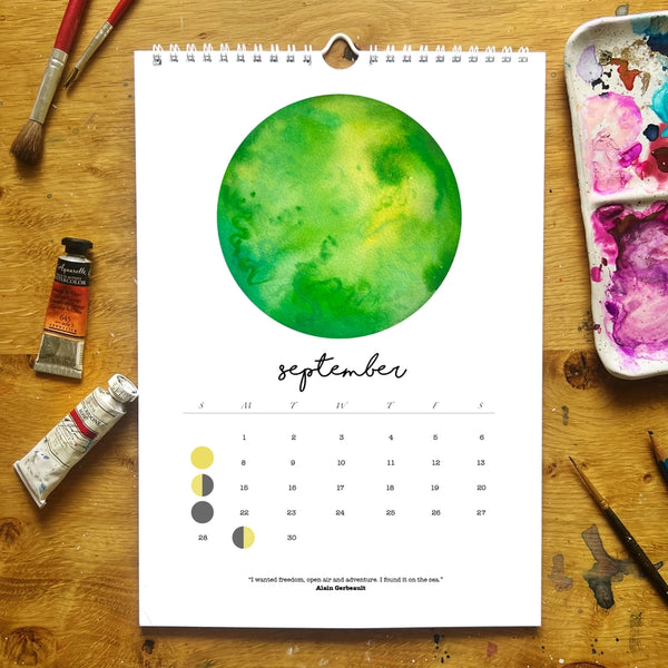 Sale!2025 Moon Phase Calendar - - Jess Weymouth - Wild Lark