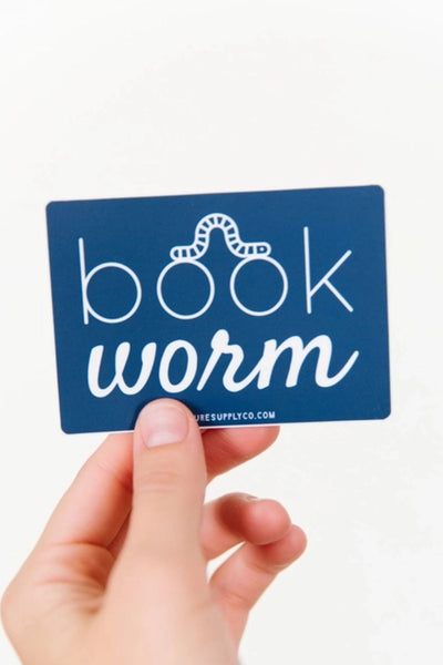 Nature Supply Co. Stickers - Bookworm - Nature Supply Co. - Wild Lark