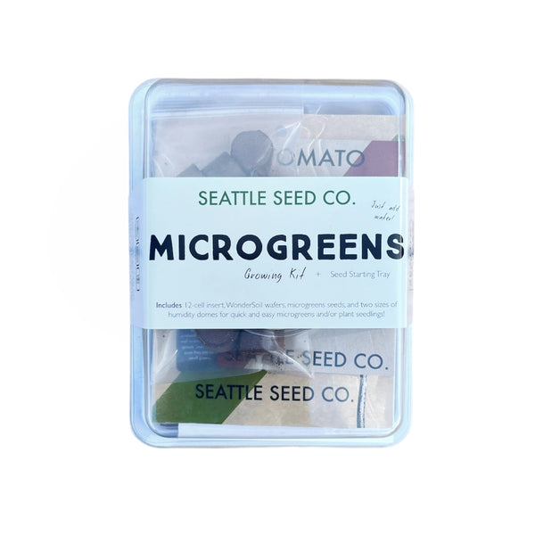 Microgreens and Seed-Starting Kit - - Seattle Seed Co. - Wild Lark