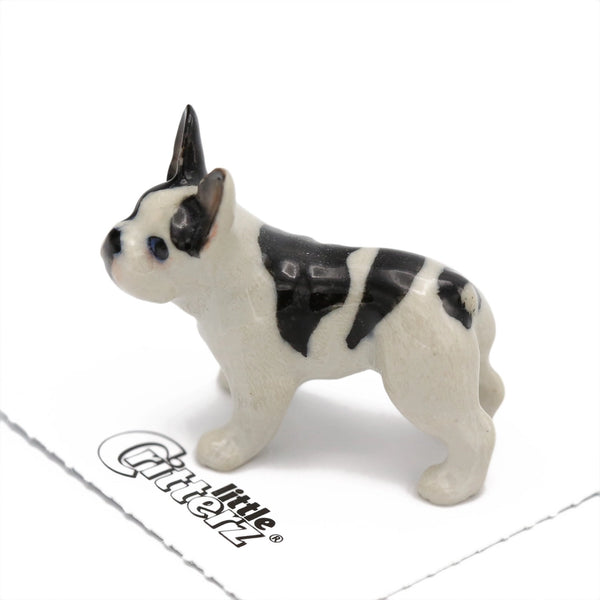 Porcelain Miniature Critters - Maximus French Bulldog - Little Critterz - Wild Lark