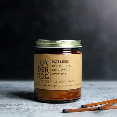 Underdog Candles 100% Soy Wax Candle - "Hot Mess" - Underdog Candles - Wild Lark