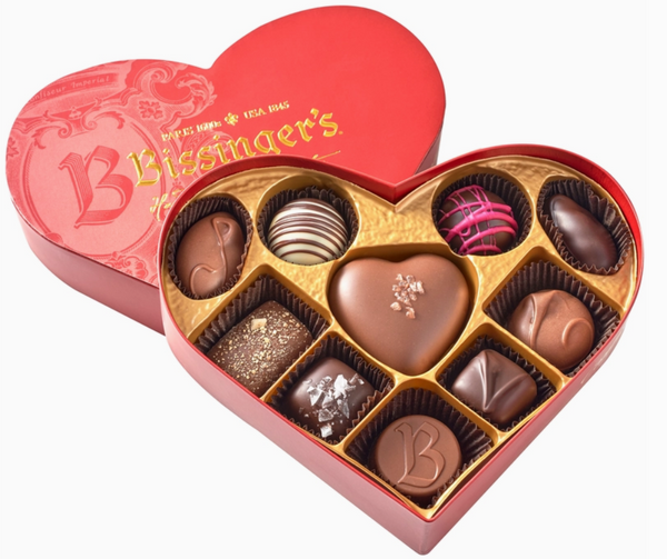 Valentine's Day Chocolates (9 options) - Assorted Signature Heart Box (Bissinger) - Wild Lark - Wild Lark