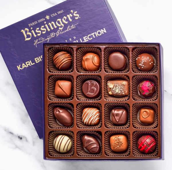 Valentine's Day Chocolates (9 options) - Premium Assorted Collection Gift Box - 17 PC (Bissinger) - Wild Lark - Wild Lark