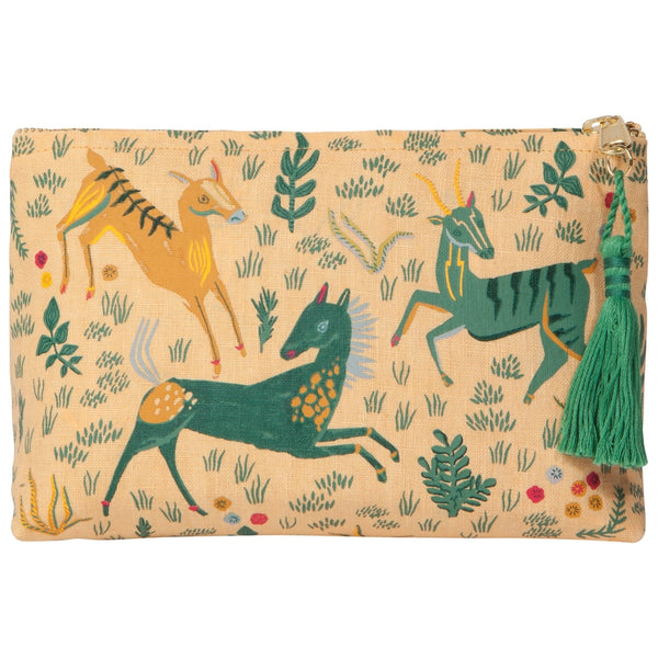 Boundless Cotton Cosmetic Bag -  - Danica Studio - Wild Lark