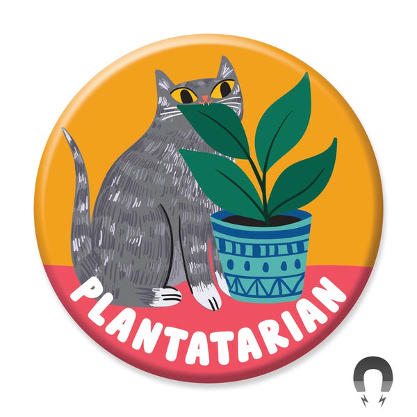 Magnets - Plantatarian Cat - Badge Bomb - Wild Lark