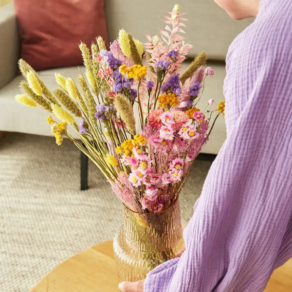 Dried Flowers Field Bouquet Blossom Lilac (Three Sizes Available) -  - Wildflowers by Floriette - Wild Lark