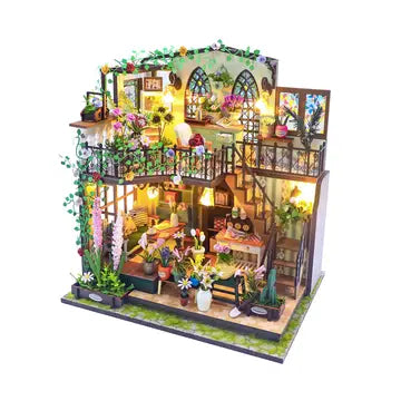 Diy Miniature House Kit - Garden Loft - Hands Craft - Wild Lark