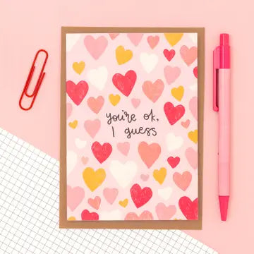 Greeting Cards by Oh, Laura - You're ok I Guess - Oh, Laura - Wild Lark