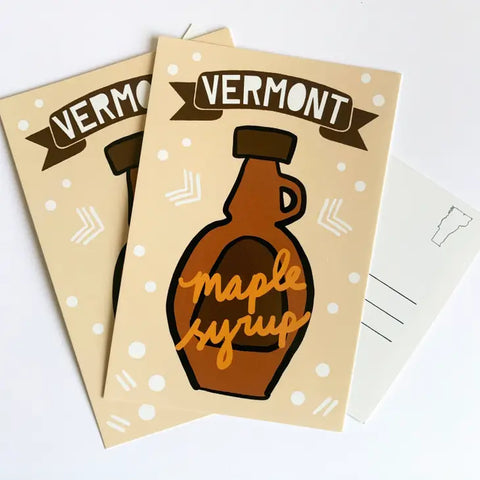 Made by Nilina Postcards - Vermont Maple Syrup - Made by Nilina - Wild Lark