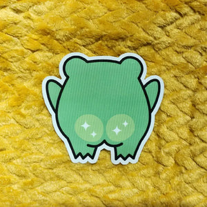 Frog Butt Sticker -  - Luxe Trauma - Wild Lark
