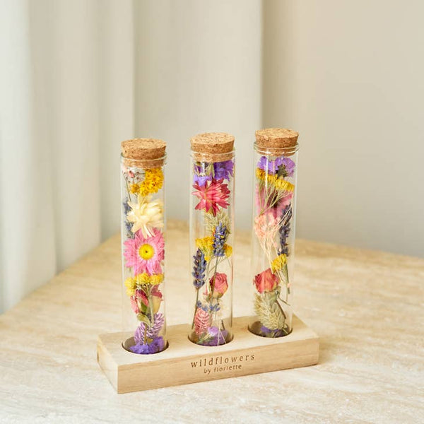 Christmas Gift Box - Dried Flowers - Message in A Box - Large -  - Wildflowers by Floriette - Wild Lark