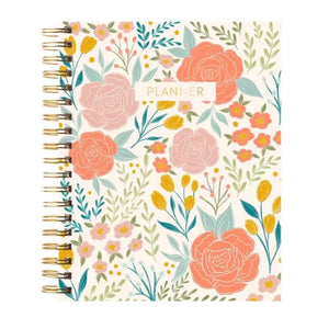Undated Planner (Different Styles & Sizes Available) - 7x9 / Peonies And Tulip - Elyse Breanne Design - Wild Lark