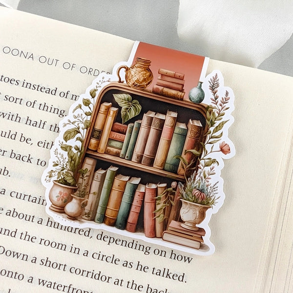 Magnetic Bookmark - Shelfie Rustic Bookshelf - Aphrodite Bookclub - Wild Lark