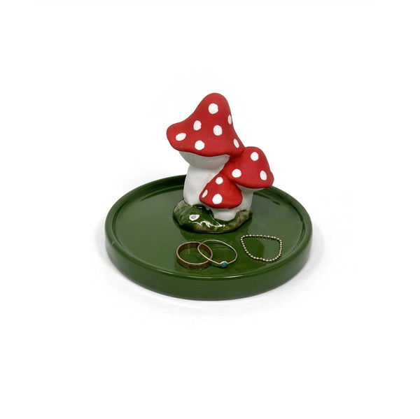 Amanita Mushroom 🍄 Incense Holder/ Trinket Tray -  - Rainbow Unicorn Birthday Surprise - Wild Lark