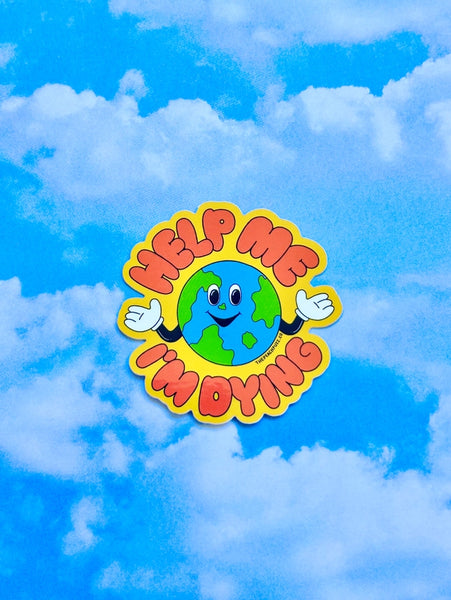 The Peach Fuzz Stickers - Help Me I'm Dying - The Peach Fuzz - Wild Lark