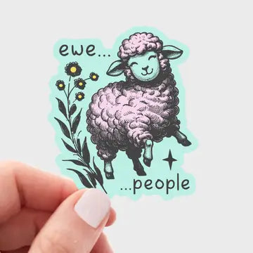 Yarnival Stickers - Ewe... People Sticker - Yarnival - Wild Lark