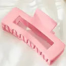 Solid Color Rectangle Shaped Hair Claw - Pink - Hana - Wild Lark